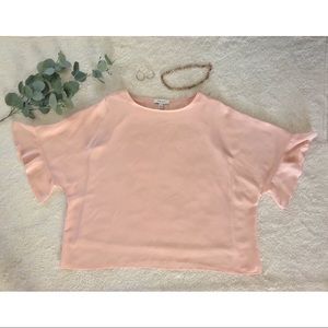 Nine West Blush Bell Sleeve Blouse